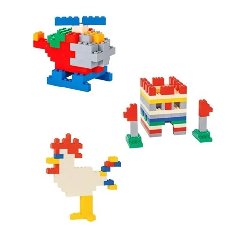 Micromax 144 Parça Blok Seti Saklama Kabında Yapı ve Lego Tarzı Set